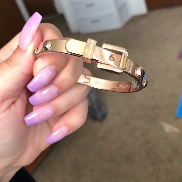 Michael Kors Jewelry - Michael Kors stainless steel buckle bracelet